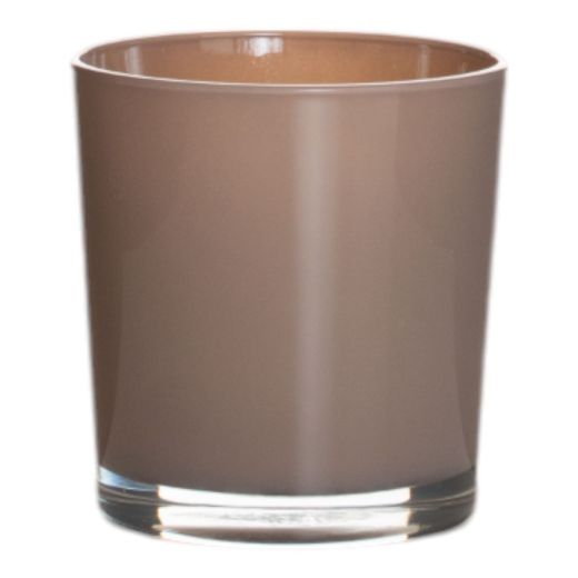 Display Glass Ceramic Planter Colour grey/brown/green h13 d13 