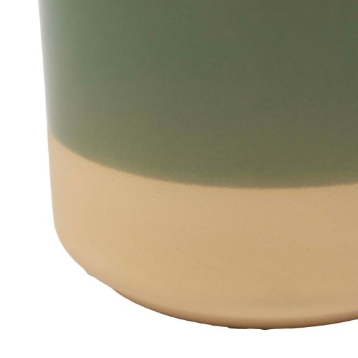 Cylinder Ceramic Dip-Dye Green H17 D17