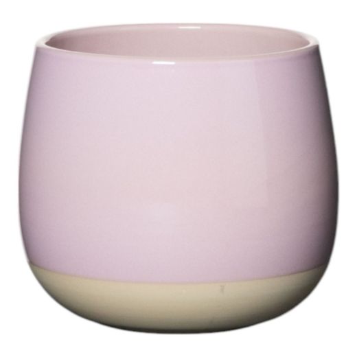 Flowerpot Ceramic Dip-Dye Joan Soft Pink H16 D18 top D16,5