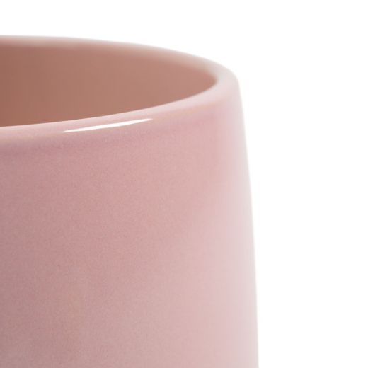 Flowerpot Ceramic Dip-Dye Joan Soft Pink H16 D18 top D16,5