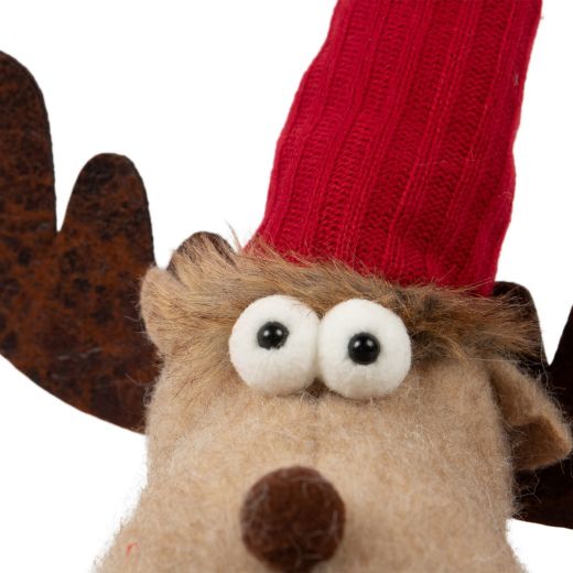 Windstopper Reindeer red hat and bell 85cm