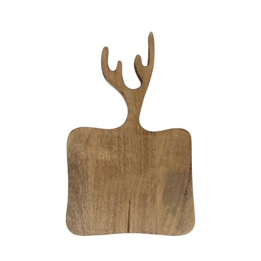 Bowl/Cutting board mango wood antlers 35cm