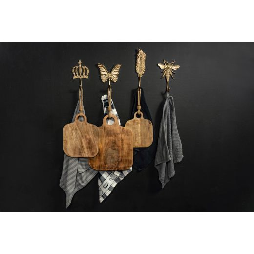 chopping board mango wood square 40cm