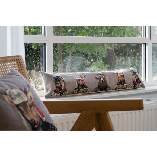 gobelin draught excluder nordic friends 20x90cm
