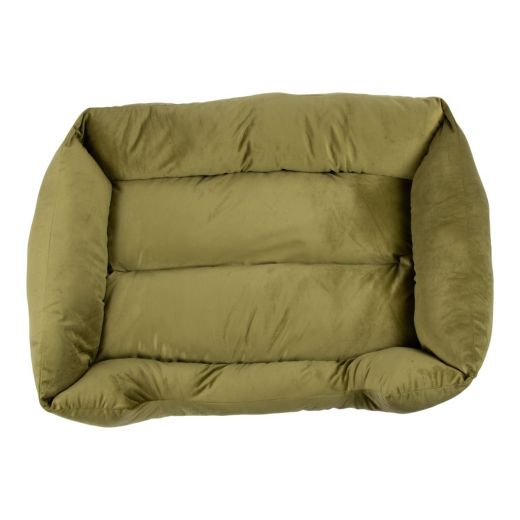 Panier Animal XL broderie vert olive 100x70x22cm