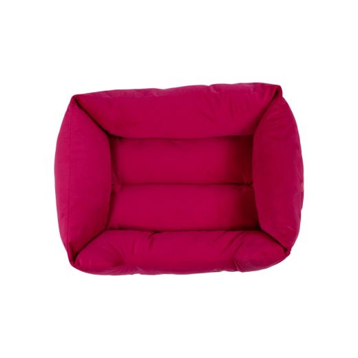 Panier Animal M broderie rose fuchsia 65x50x20cm