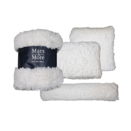 draught excluder bear white 20x90cm