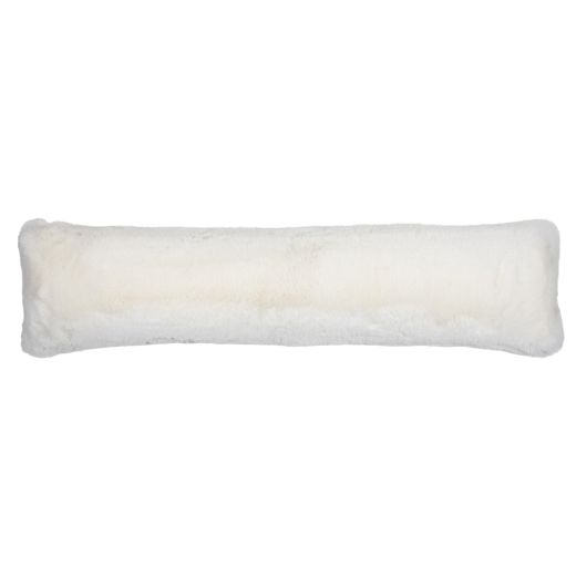 draught excluder teddy soft off-white 20x90cm