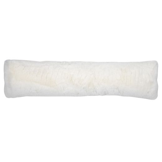 draught excluder teddy soft off-white 20x90cm