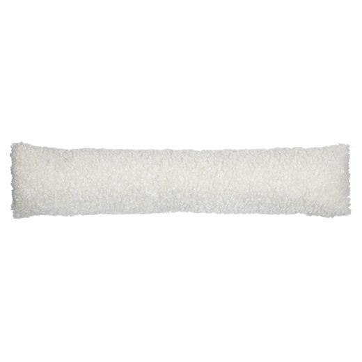 draught excluder curly teddy off-white 20x90cm