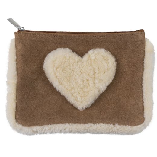 pouch sheep white brown 25cm (ovis aries)