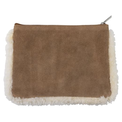 pouch sheep white brown 25cm (ovis aries)