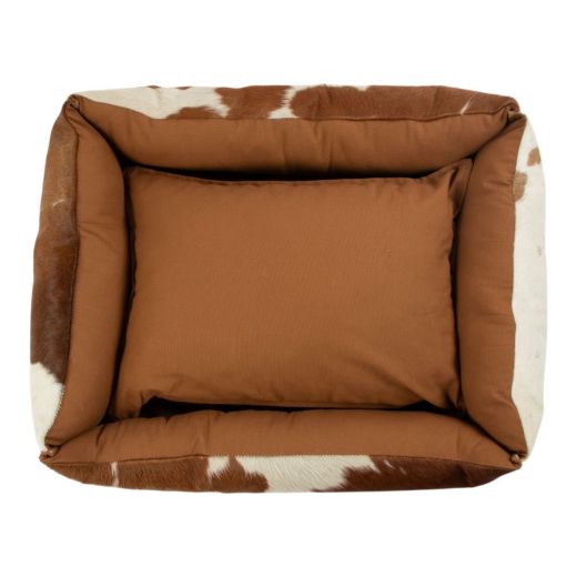 Animal Basket cow brown white 65x50x20cm