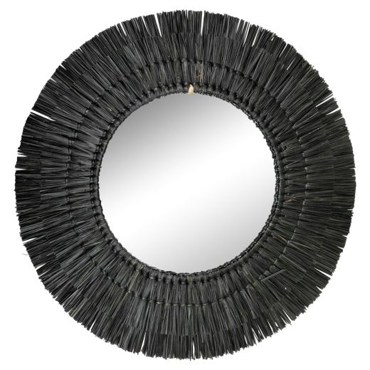 seagrass mirror black 60cm