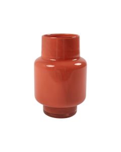 Vase Pien Solid Coral Orange h25 d17