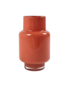 Vase Pien Solid Coral Orange h31 d19