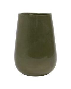 Vase Saga solid green h34 d17