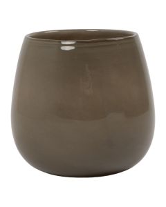 Vase Tove solid taupe h24 d24