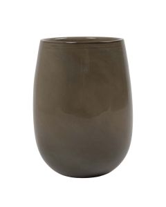 Vase Tove solid taupe h26 d19
