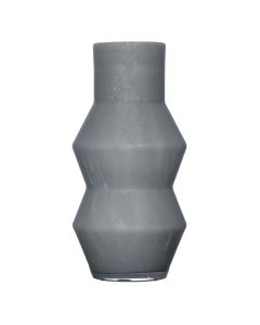 Vase Zigzag 2.0 Solid Dunkel Grau h31 d16,5