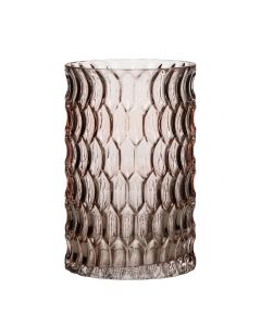 Noma Vaas roze h20 d15cm