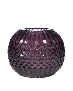 Amina Vase Braun h15,5 d19,5cm