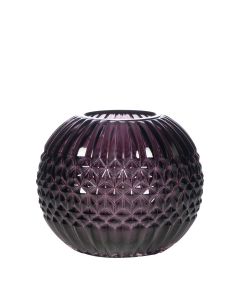 Amina Vase marron h11,5 d15cm