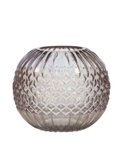 Amina Vase Rosa h15,5 d19,5cm