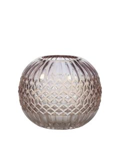 Amina Vase Rosa h11,5 d15cm