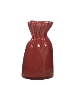 Ellen Vase red h20,5 d12cm