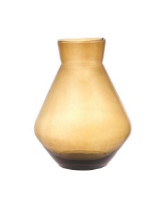 Alexandra recycle Vase ambre h25 d19 