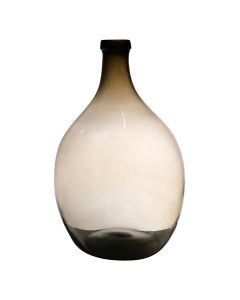 Elegant Luna mundgeblasen Recycled Vase Bernstein h43 d29 