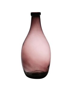 Elegant Luna mundgeblasen Recycled Vase lila h37 d19 