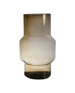 Pablo souffle a la bouche recycle Vase ambre h40 d24 