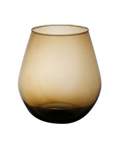 Billy souffle a la bouche recycle Vase ambre h30 d25