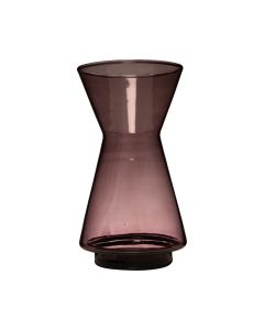 Rianne souffle a la bouche recycle Vase violet h25 d14,5 
