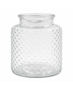 Vase Liege Points Transparent h15 d12,3