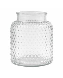 Vase Liege Points Transparent h18 d13,5