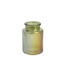 Brugge Vaas met motief luster groen h15.8 d11 