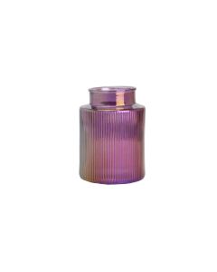 Brugge Vase avec motifs violet lustré h15.8 d11 
