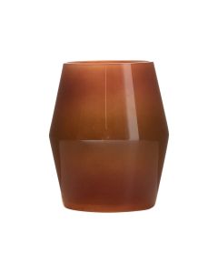 Vase Vida zweifarbig pink braun h15 d12,5cm