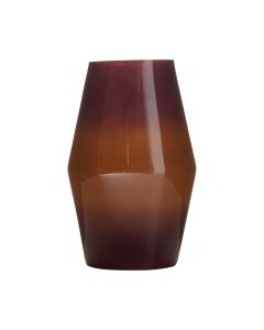 Vase Vida zweifarbig lila grün h25 d16cm