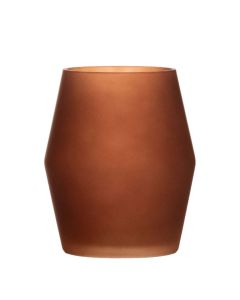 Vase Vida matte brown h15 d12,5cm