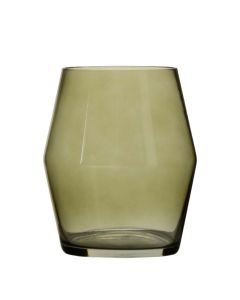 Vaas Vida transparent groen h15 d12,5cm