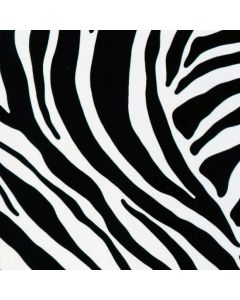 Zebra Zelfklevende Folie Grote Rol zwart/wit 45cmx15mtr