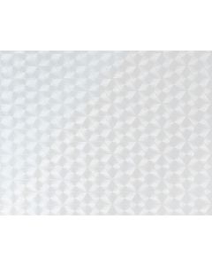 Rhombus Statische raamfolie Grosse Rolle Transparent 67,5cmx15mtr