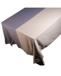 Shanti Half Half gordijn blauw 140x260cm (8strings)