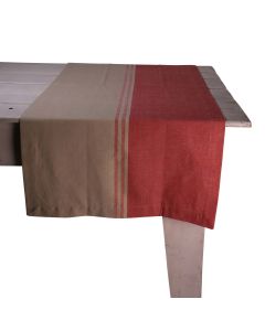 Middle Stripe Chemin de table rouge 50x140cm 