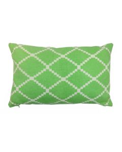 Mrs. Graphic coussin vert 30x50cm 