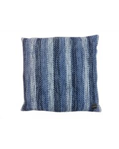 Multi Weave coussin bleu 60x60cm 